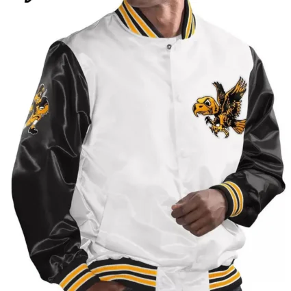 Iowa Hawkeyes Full-Button Black Jacket
