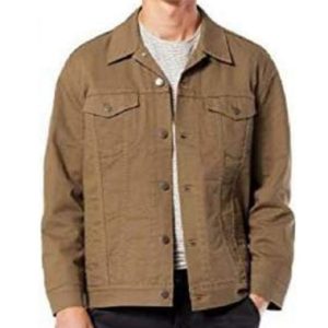 Reacher Alan Ritchson Brown Cotton Jacket