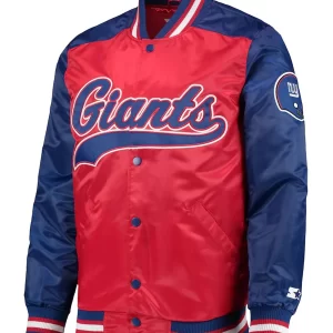 New York Giants Varsity The Tradition II Satin Jacket