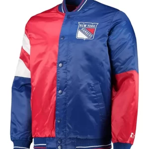 New York Rangers The Leader Blue and Red Jacket