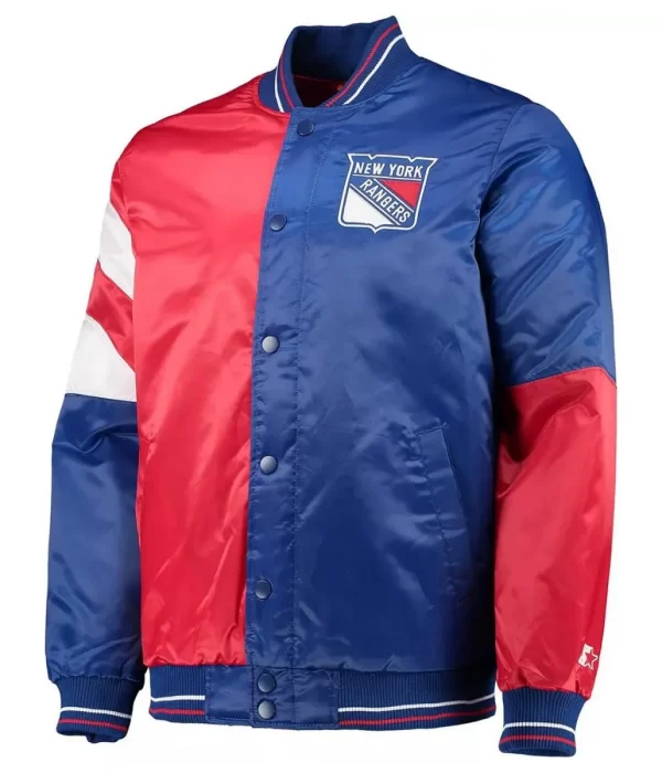 New York Rangers The Leader Blue and Red Jacket