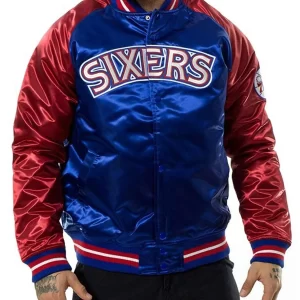 Philadelphia 76ers NBA Tough Season Satin Jacket