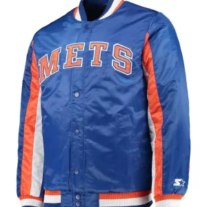 New York Mets The Ace Full-Snap Royal Blue Jacket