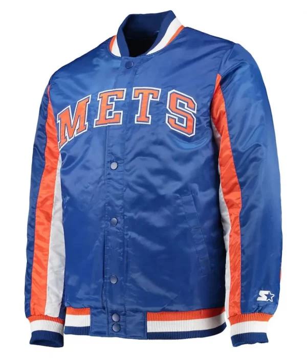 New York Mets The Ace Full-Snap Royal Blue Jacket