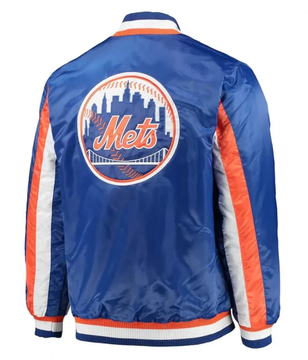 New York Mets The Ace Royal Blue Satin Jacket