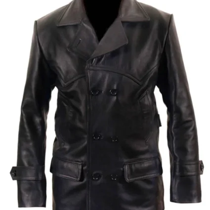 Christopher Eccleston Doctor Leather Peacoat