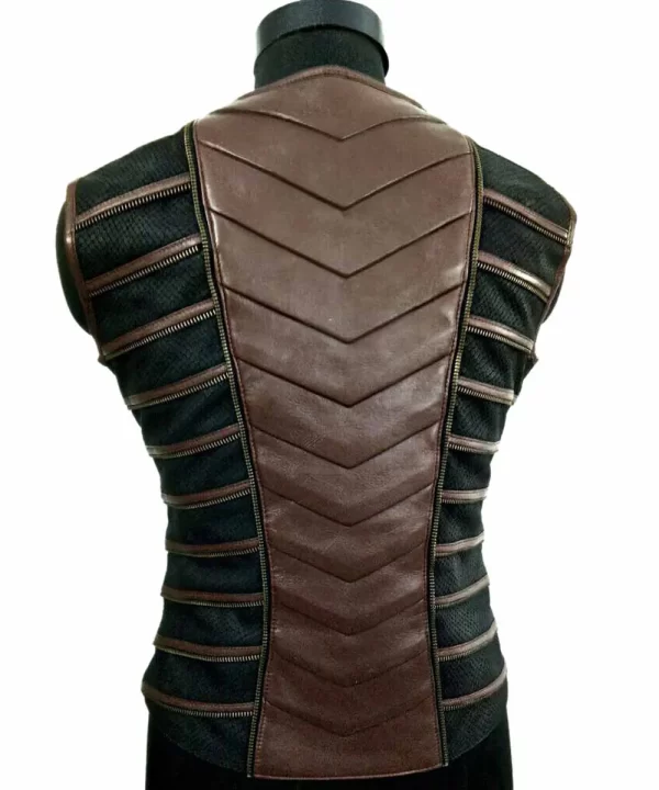 Dark Matter Anthony Lemke Leather Vest back