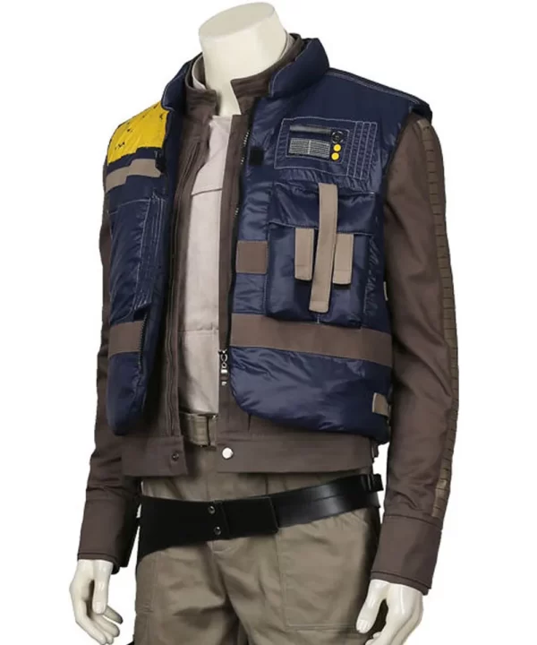 Captain Cassian Andor Star Wars Blue Vest