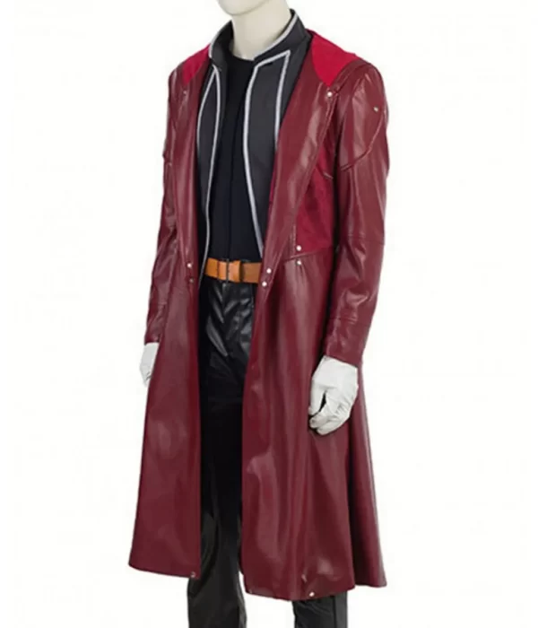 Fullmetal Alchemist Edward Elric Leather Red Coat