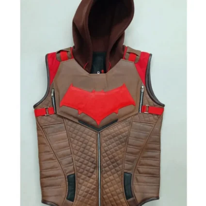 Red Hood Gotham Knights Hooded Vest