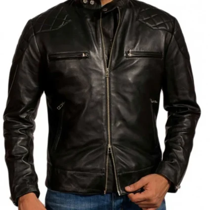 Hannibal Lecter Motorcycle Black Leather Jacket