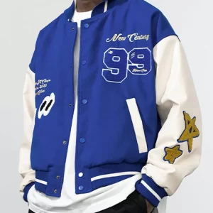 Varsity New The Emancipation Harsh and Cruel Jacket blue