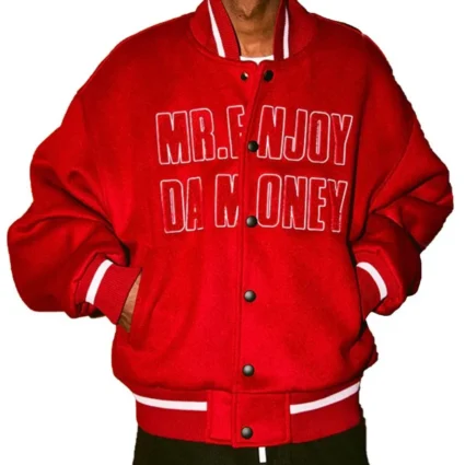 MEDM DA Money Letterman Jacket red