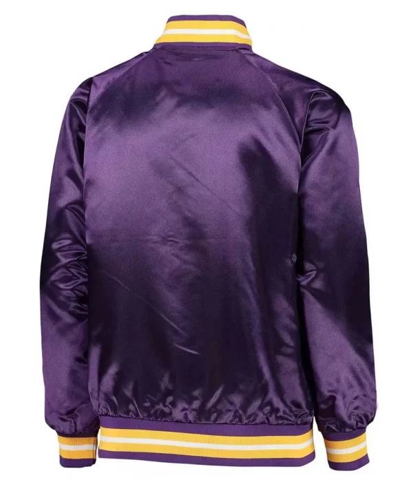 Minnesota Vikings Purple Full-Snap Satin Jacket
