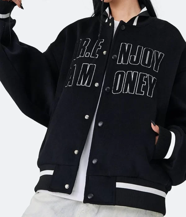 MEDM DA Money Letterman Jacket black