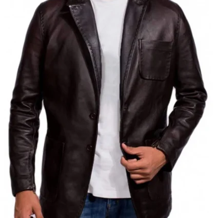Jason Statham Wild Leather Blazer