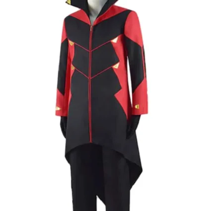 Jim Carrey Sonic The Hedgehog 2 Black and Red Tailcoat