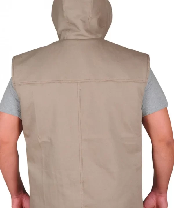 Bushwick Dave Bautista Hooded Vest back