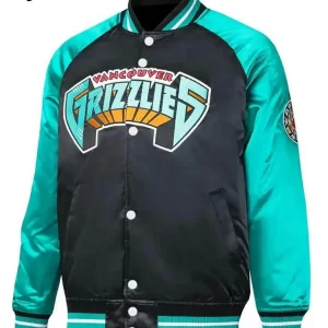 Vancouver Grizzlies Aqua Green and Black Jackets