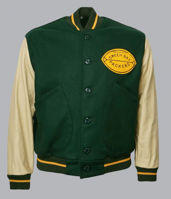 Green Varsity Bay Packers 1950 Green Jacket