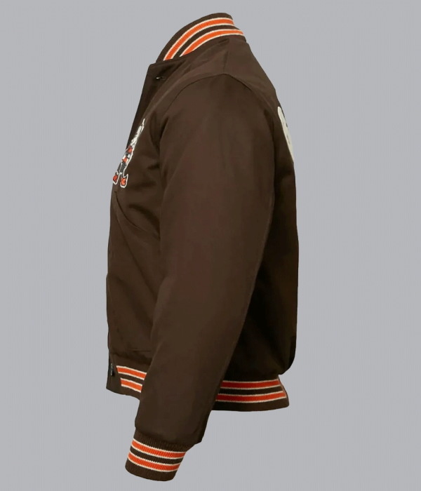 Cleveland Browns Brown Satin Jacket