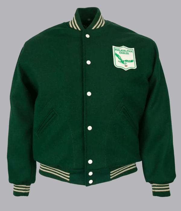 Varsity 1960 Philadelphia Eagles Green Wool Jacket
