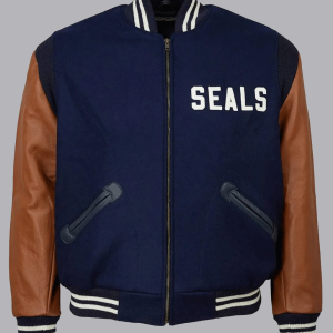 Varsity 1949 San Francisco Seals Blue and Brown Jacket