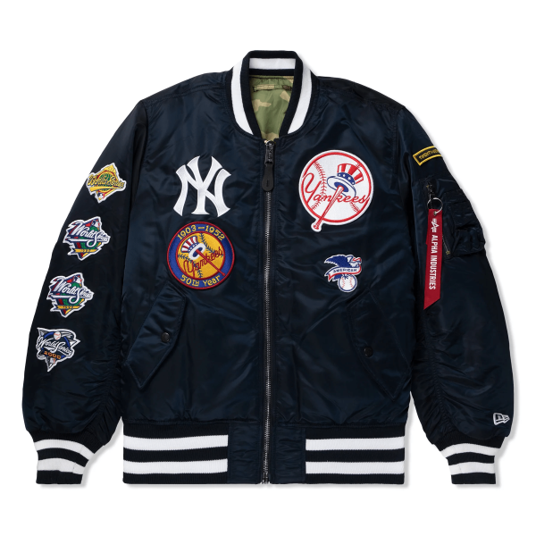 Anthony Rizzo NY Yankees MA-1 Flight Bomber Jacket