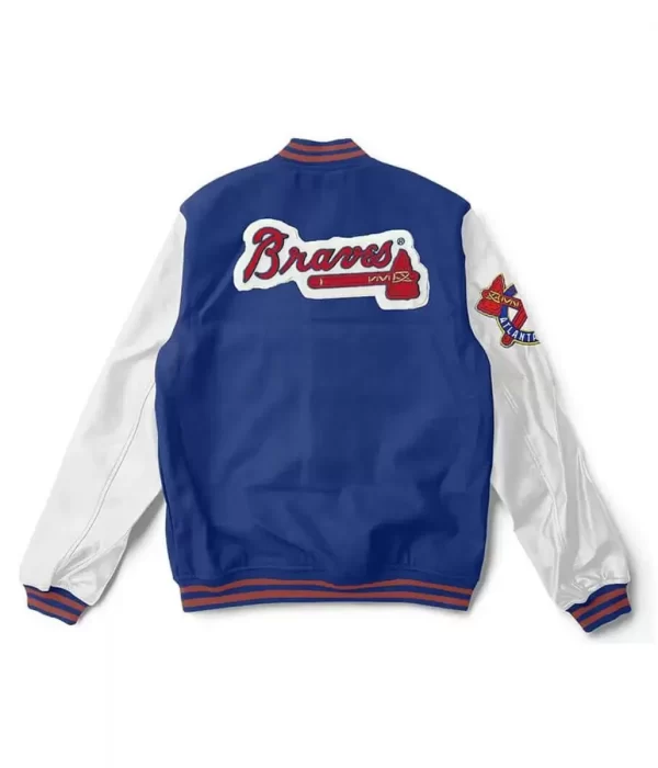 Atlanta Braves White and Varsity Blue Jacket