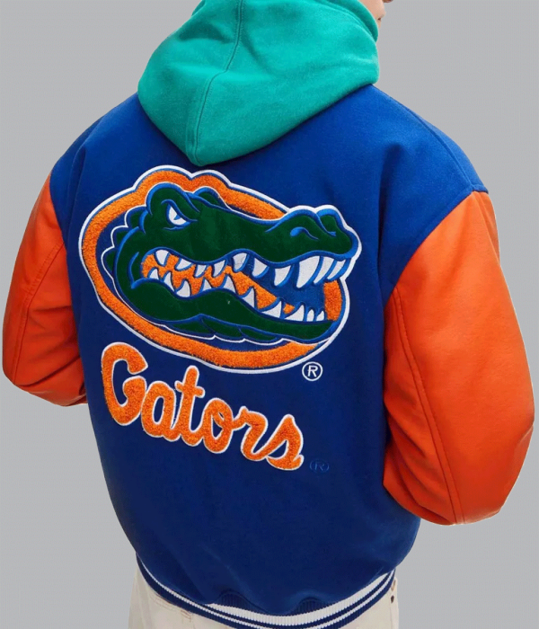 Florida Gators Letterman Orange and Royal Blue Jacket