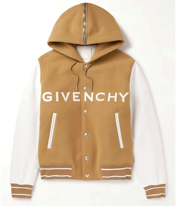 Givenchy Wool and Leather Beige Jacket