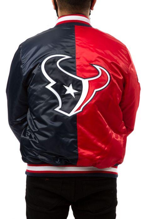 Houston Texans Red Jacket back