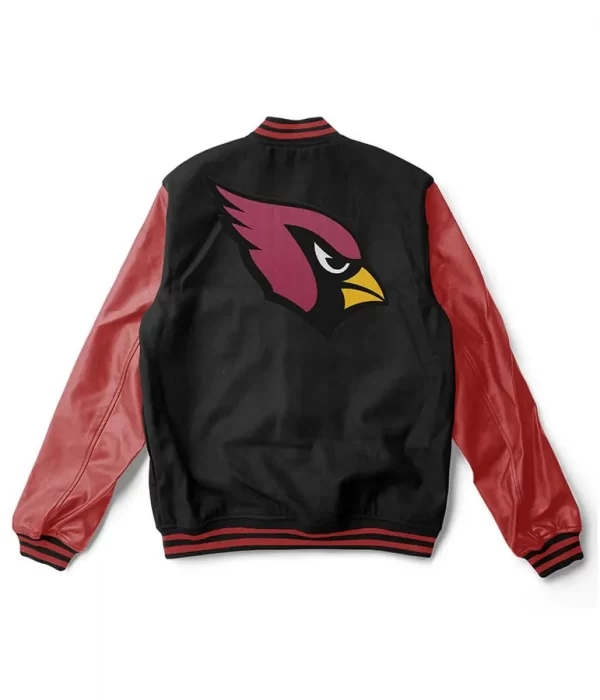 NFL Arizona Cardinals Leather Varsity Jacket