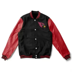 NFL Arizona Cardinals Wool/Leather Varsity Jacket