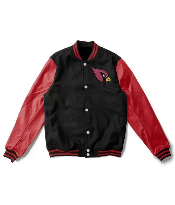 NFL Arizona Cardinals Wool/Leather Varsity Jacket