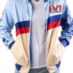 Starter X Msx By Michael Strahan Pick Six Super Bowl Track Jacket