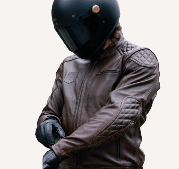 Age Of Glory Rogue Brown Leather Jacket