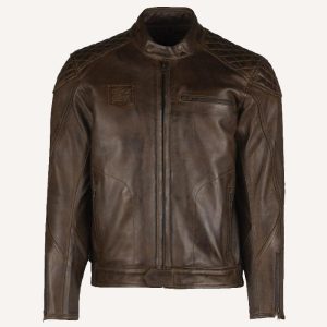 Age Of Glory Rogue Leather Brown Jacket
