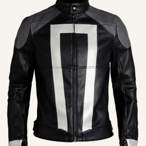 Agents of Shield S04 Robbie Reyes Leather Black Jacket