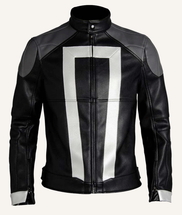 Agents of Shield S04 Robbie Reyes Leather Black Jacket
