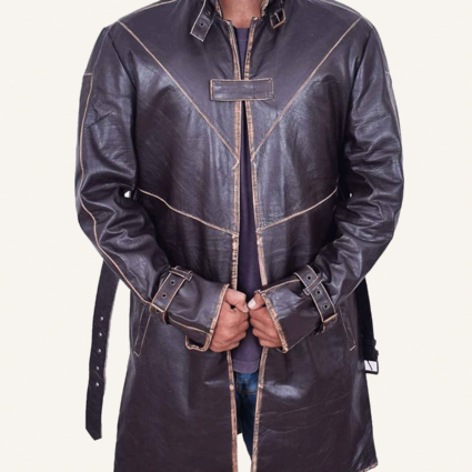 Aiden Pearce Watch Dogs Brown Trench Coat