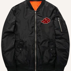 Akatsuki Itachi Bomber Satin Jacket