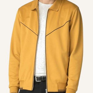 Alex Rider Otto Farrant Yellow Bomber Jacket