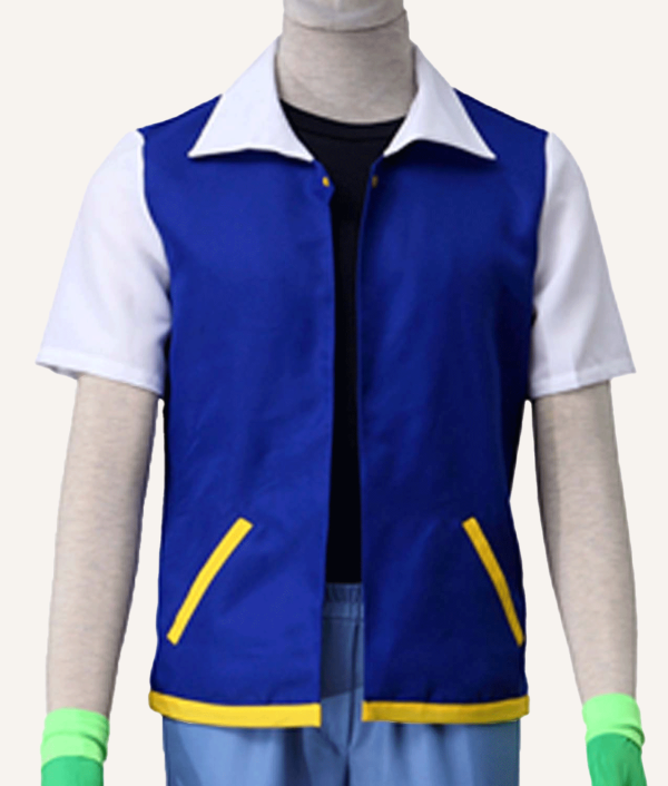 Ash Ketchum Pokemon Blue Jacket
