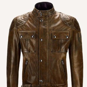 Belstaff Brooklands Mojave Leather Jacket