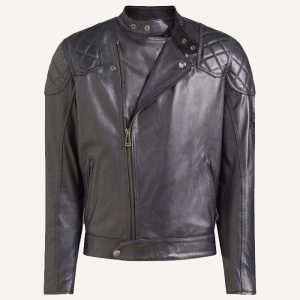 Belstaff Ivy Bull Leather Black Jacket
