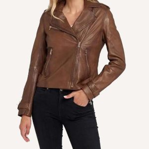 Big Sky Season 3 Katheryn Winnick Brown Leather Jacket