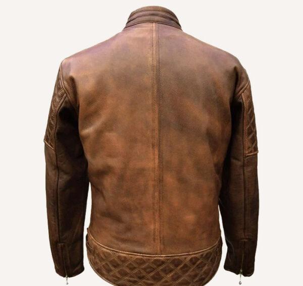 Bobber Armoured Leather Jacket