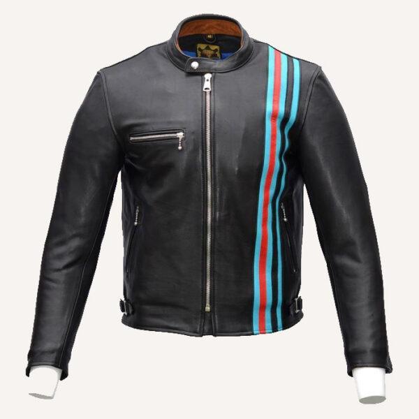 Goldtop 72 Easy Rider Black Leather Jacket