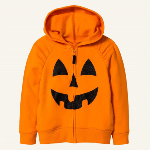 Halloween Pumpkin Orange Hoodie
